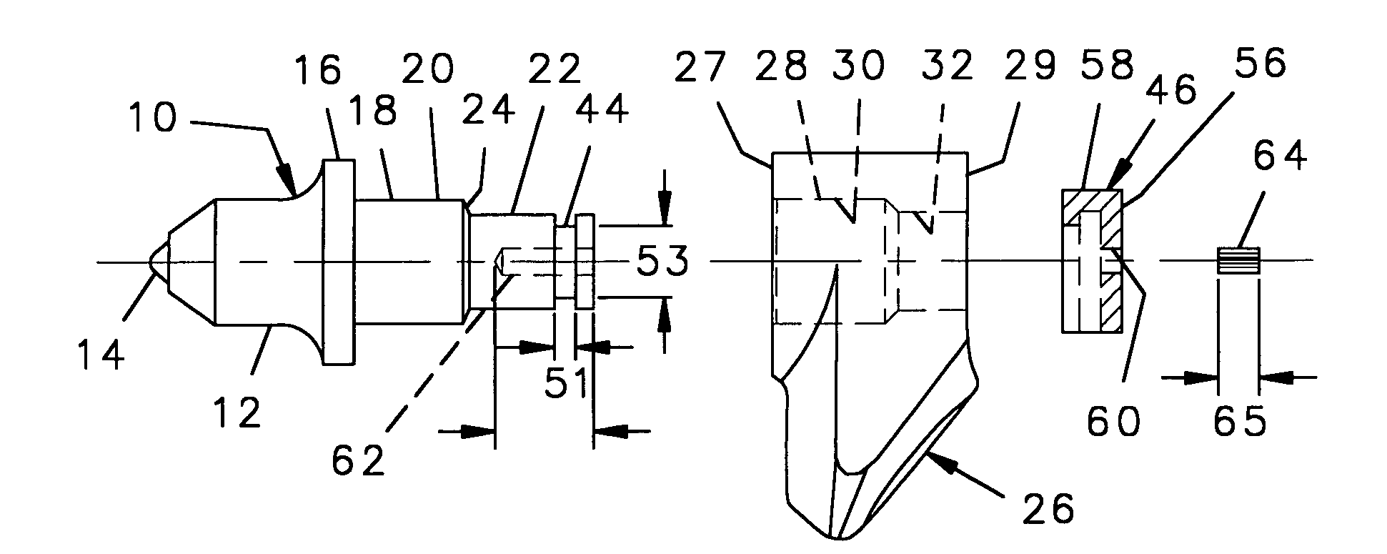 Retainer for a rotatable tool