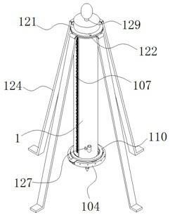 Multi-compartment burette facilitating titration of multiple reagents based on adjusting assembly