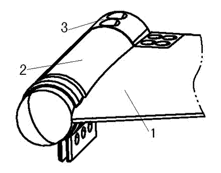 Transverse folding mechanism for empennage