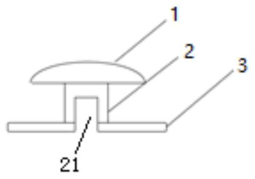 A traction hook added beside the chair of invisible aligners without brackets and its production forceps