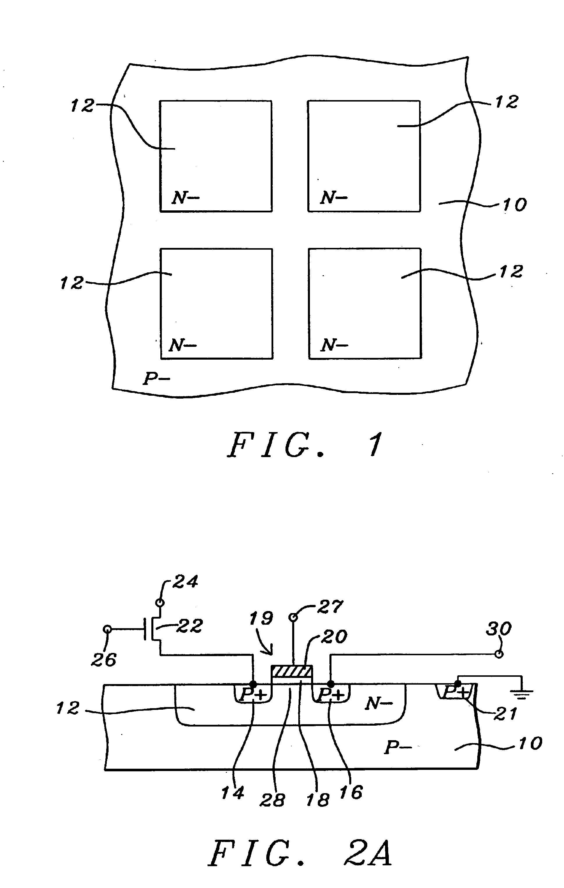 CMOS pixel with dual gate PMOS