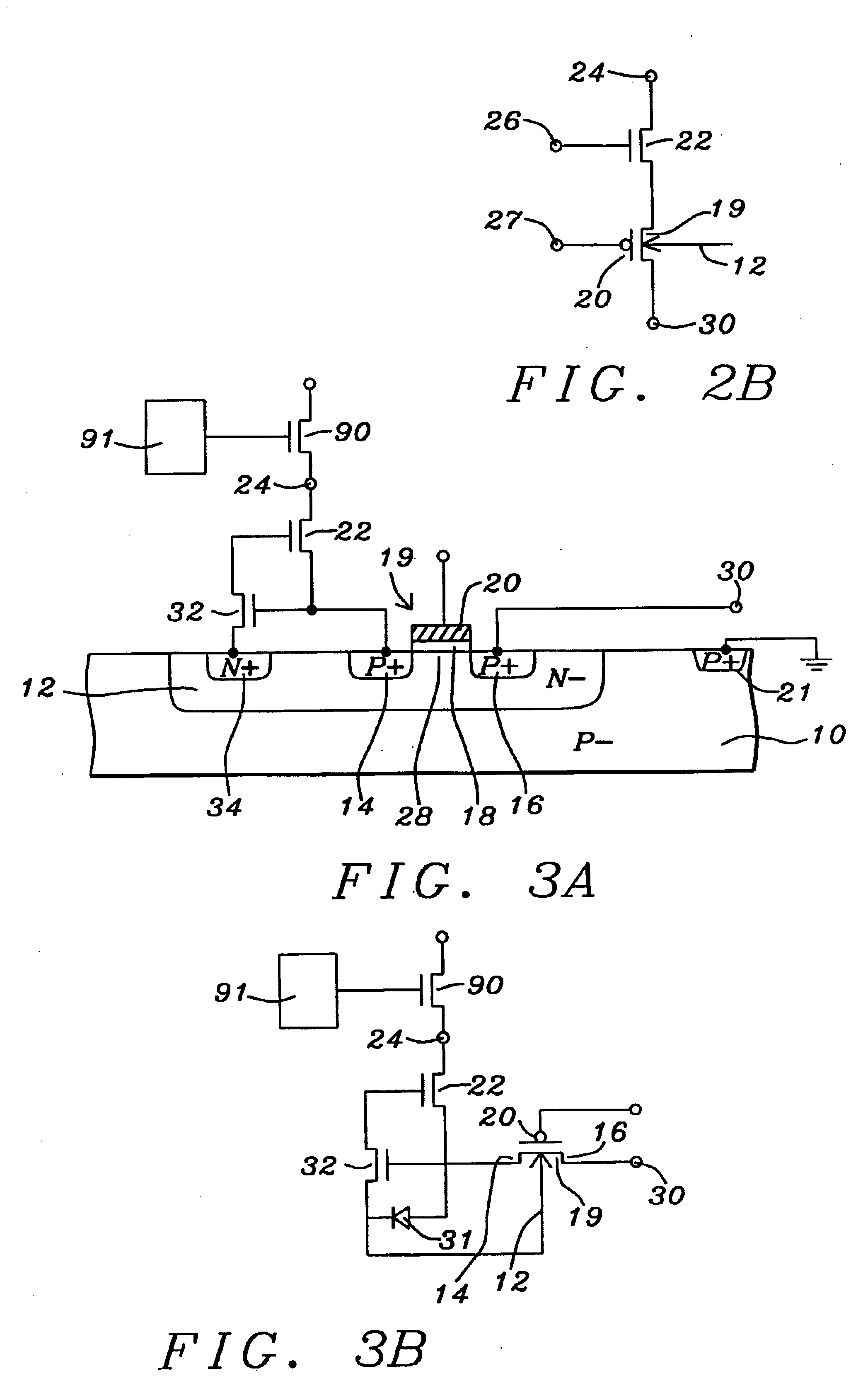 CMOS pixel with dual gate PMOS