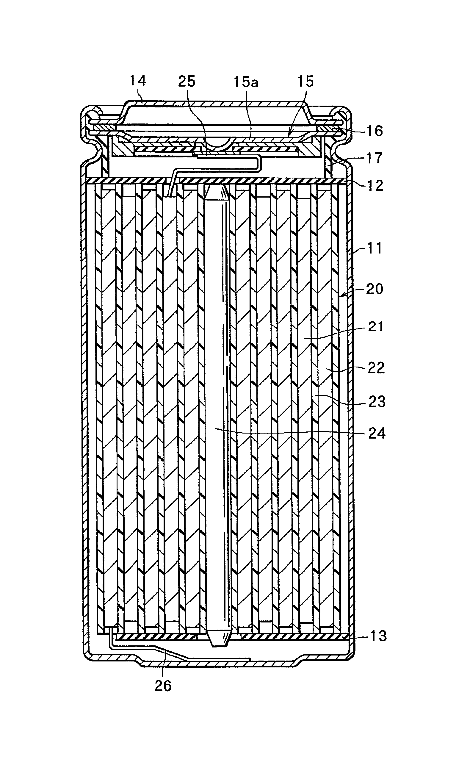 Material for positive electrode and secondary battery