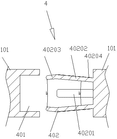 LED lamp optical system with light source laterally arranged