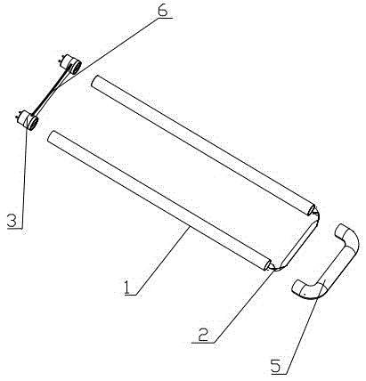 U-shaped LED fluorescent lamp