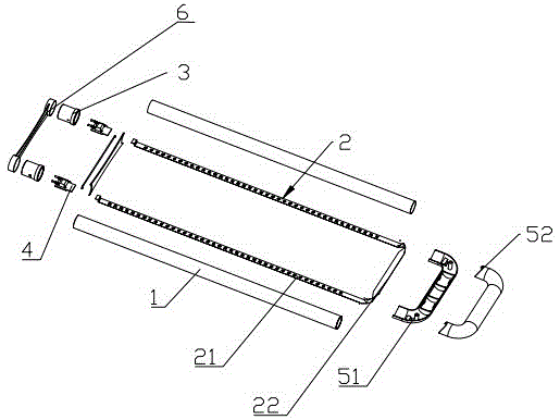 U-shaped LED fluorescent lamp