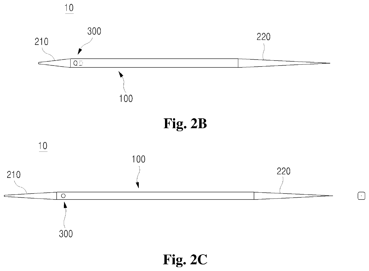 Needle instrument for eye-bag relocating operation