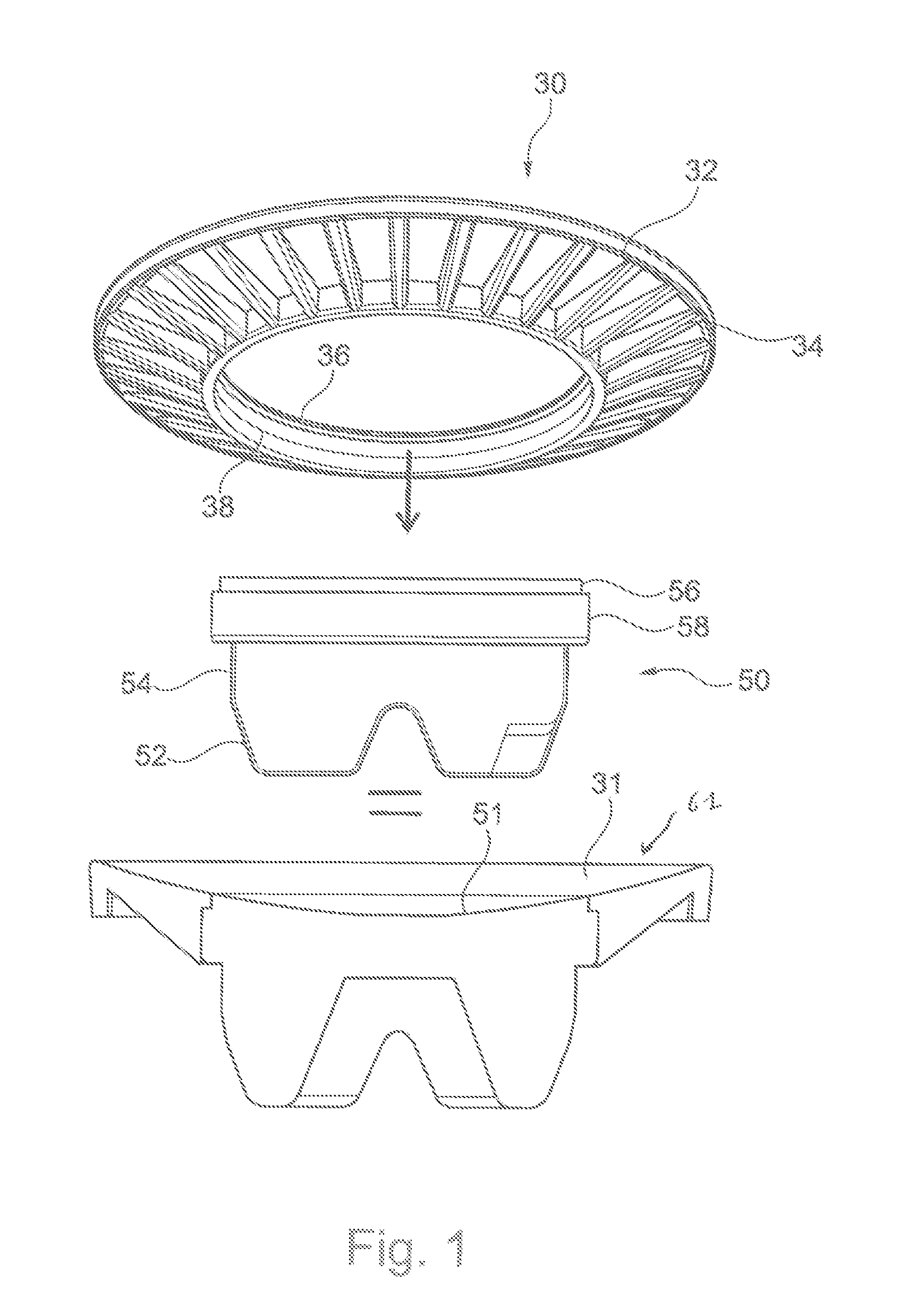 Multi Part Blocking Piece