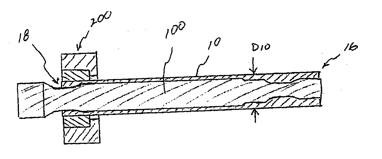 Unitary rear axle housing and method for manufacturing same