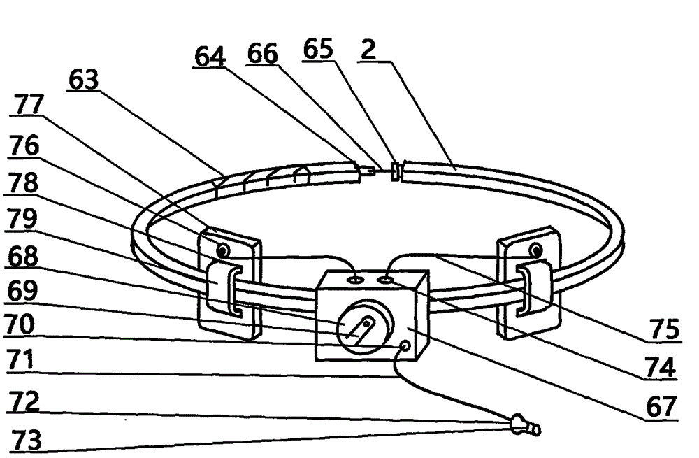 Neurology low-voltage pulse pain suppression therapeutic device