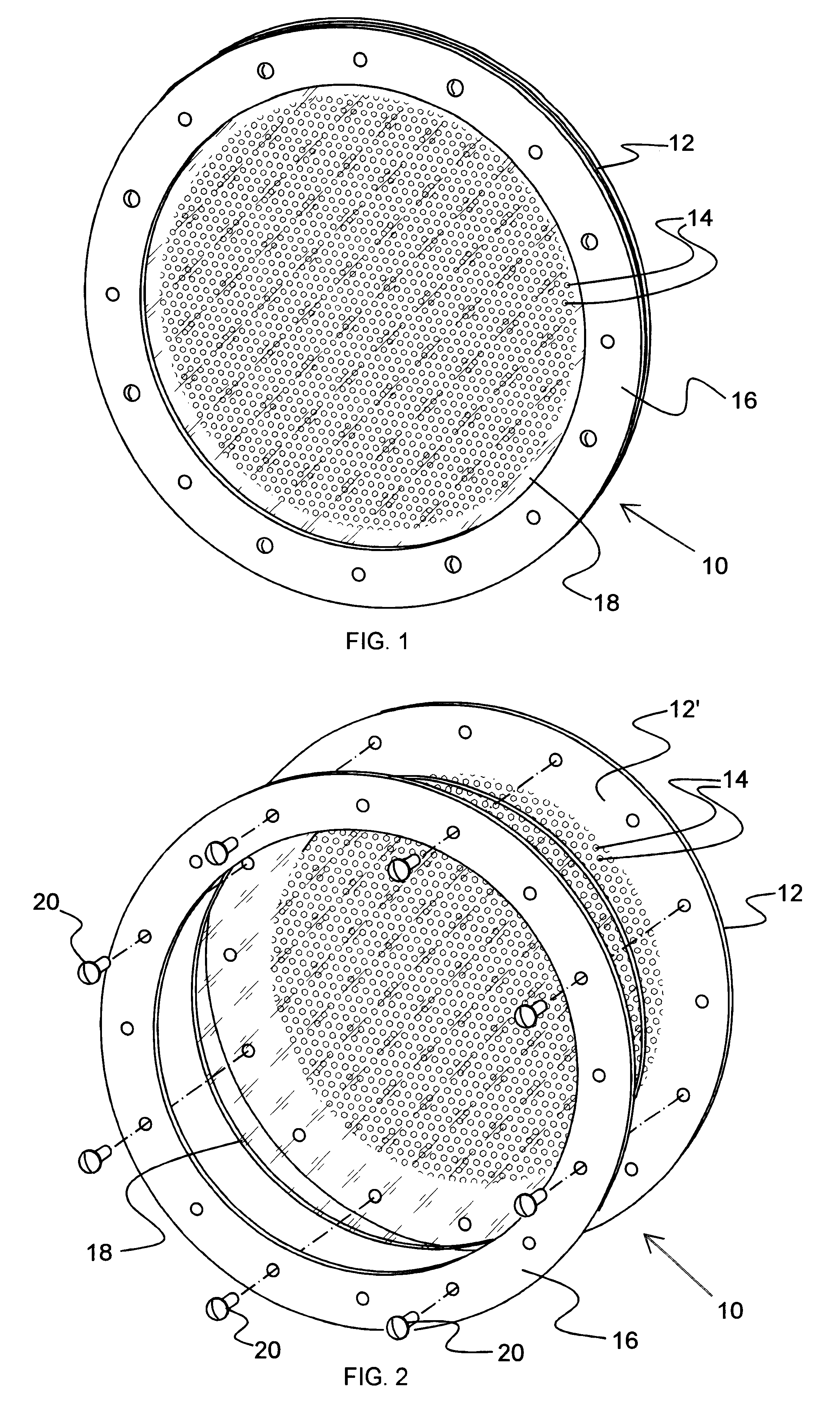 Transparent metallic millimeter-wave window