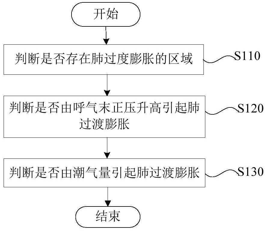 Detection method and system for determining pulmonary overexpansion by using electrical impedance tomography