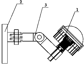 Reflected illumination device based on laser light excitation of fluorescent powder