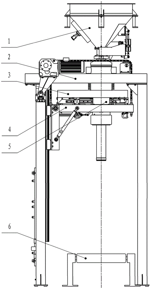 Automatic ton bag packing device suitable for fine powder