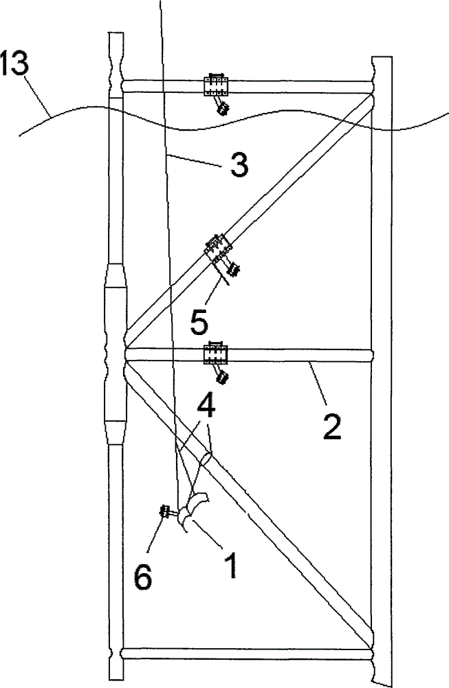 Underwater pipe clamp mounting method