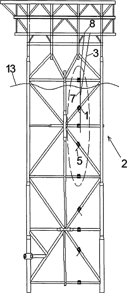 Underwater pipe clamp mounting method