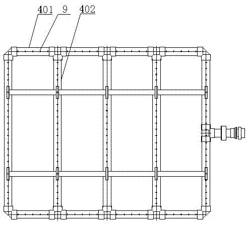 Suspended glass fiber cloth pickling tank