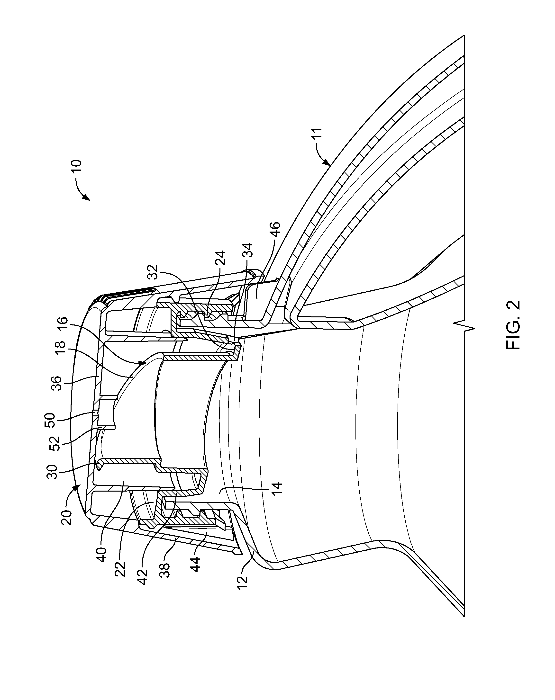 Two-piece child-resistant dispensing closure