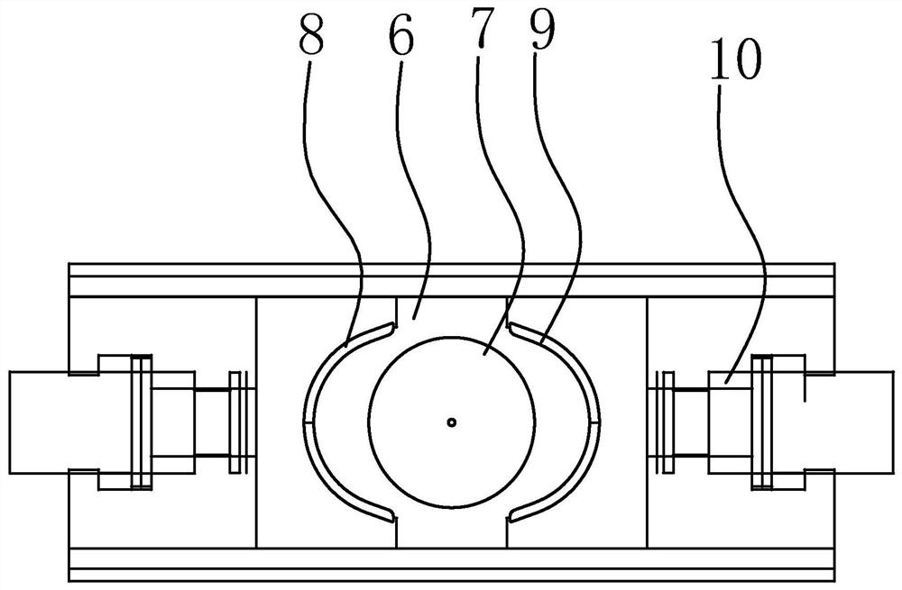 Tank cover base ring production line and using method thereof