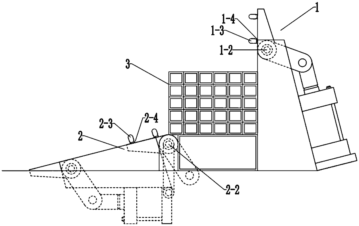 Square and rectangular tube packing machine pressing device applying spring cotter and grooves and working method