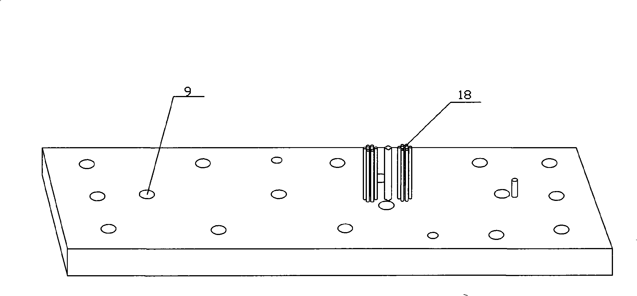 Mount press forming mold