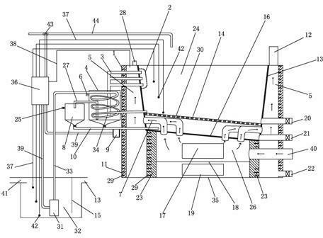 Oil-water-solid separation device for kitchen wastes