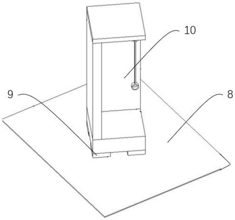 A lattice column positioning guide mechanism and lattice column positioning method