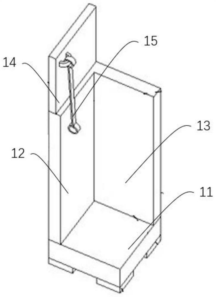 A lattice column positioning guide mechanism and lattice column positioning method