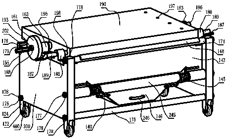 An engineering rubber bearing splint glass inspection equipment for disc wheel table thread lock pin engineering