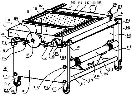 An engineering rubber bearing splint glass inspection equipment for disc wheel table thread lock pin engineering