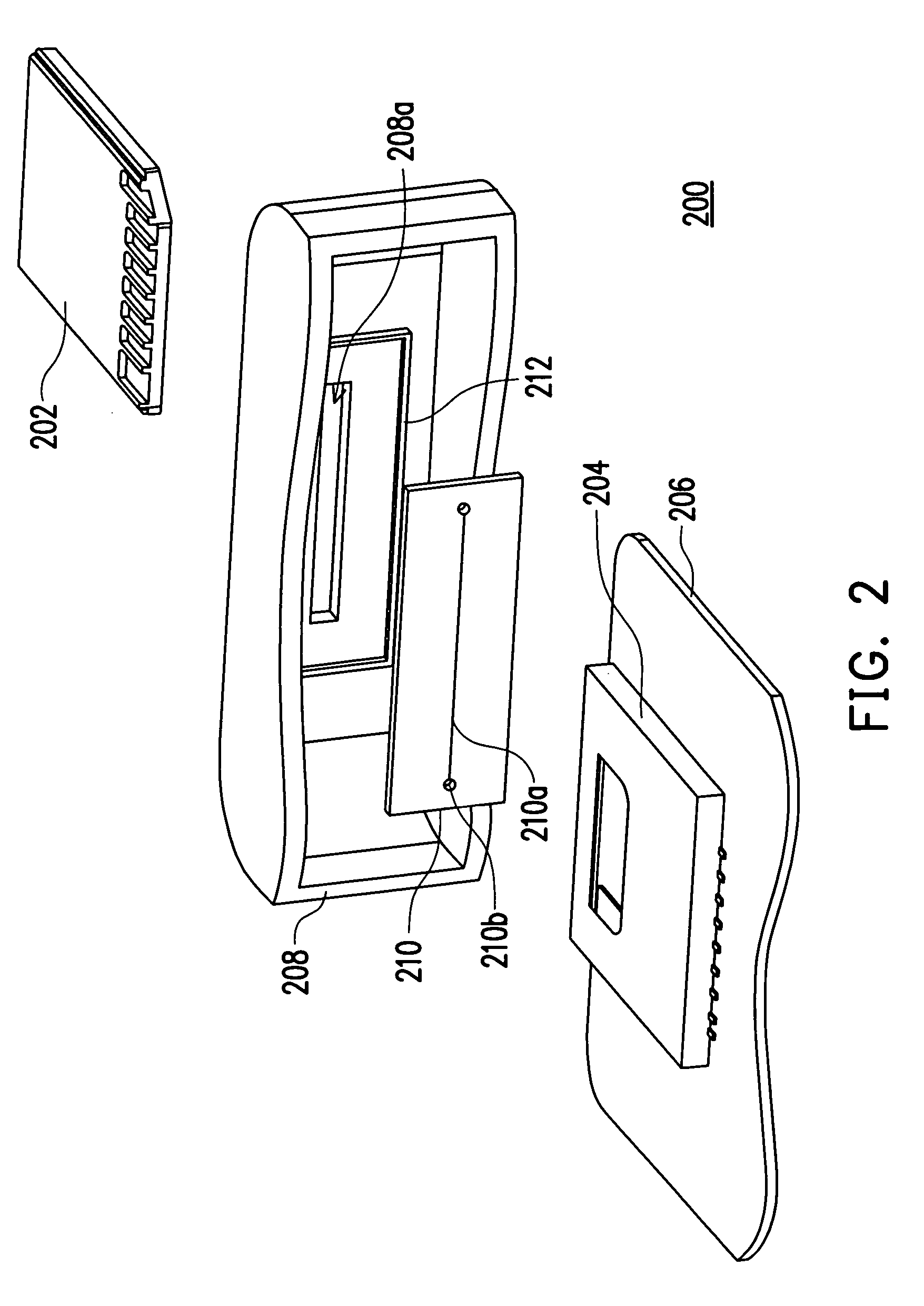 Dust-proof structure for card connector in handheld electronic device