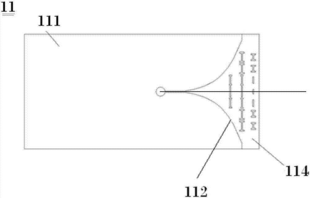 A kind of vivaldi antenna device applied to imaging system