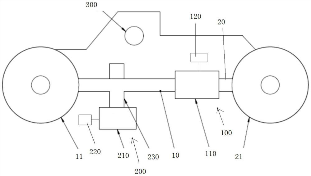 Power-assisted electric loader driving system