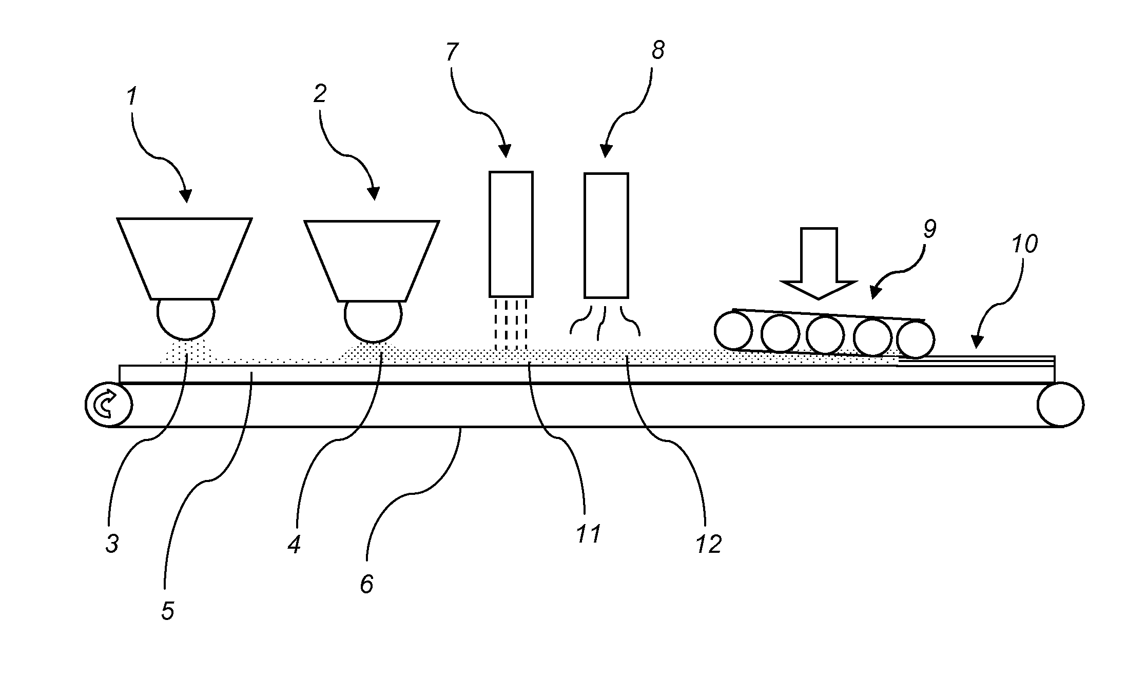 Method of manufacturing a building panel and a building panel