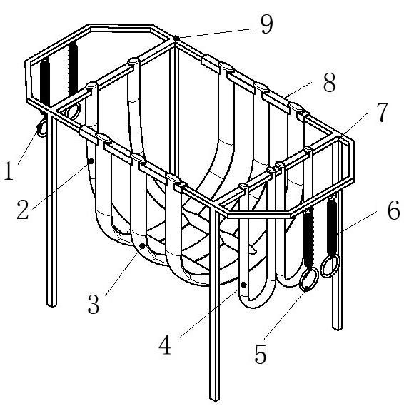 Swimming simulating fitness equipment