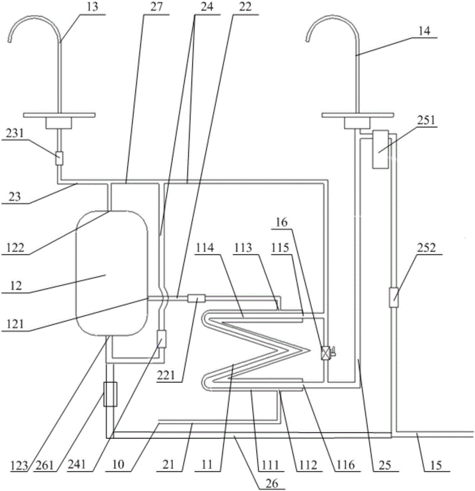 Instant drinking machine and degerming method using same