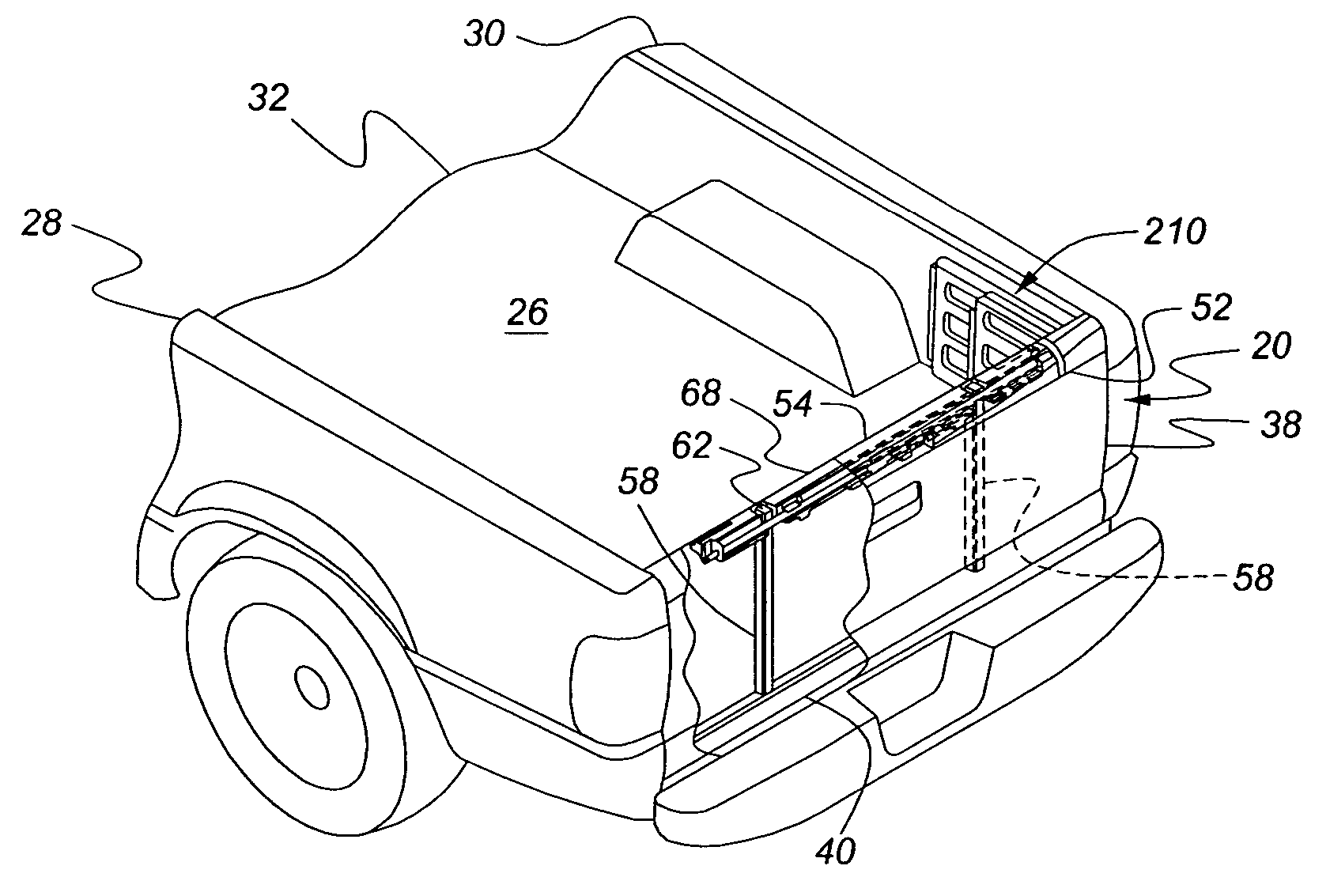 Vehicle tailgate having supplemental tailgate assembly