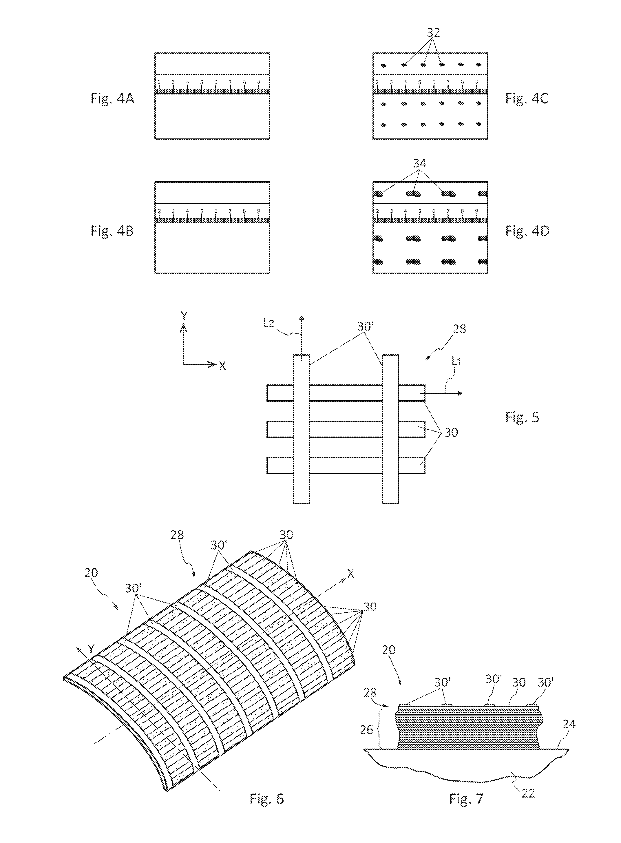 Method for manufacturing a panel made of composite material incorporating a lightning protection means, and panel made of composite material manufactured by way of said method