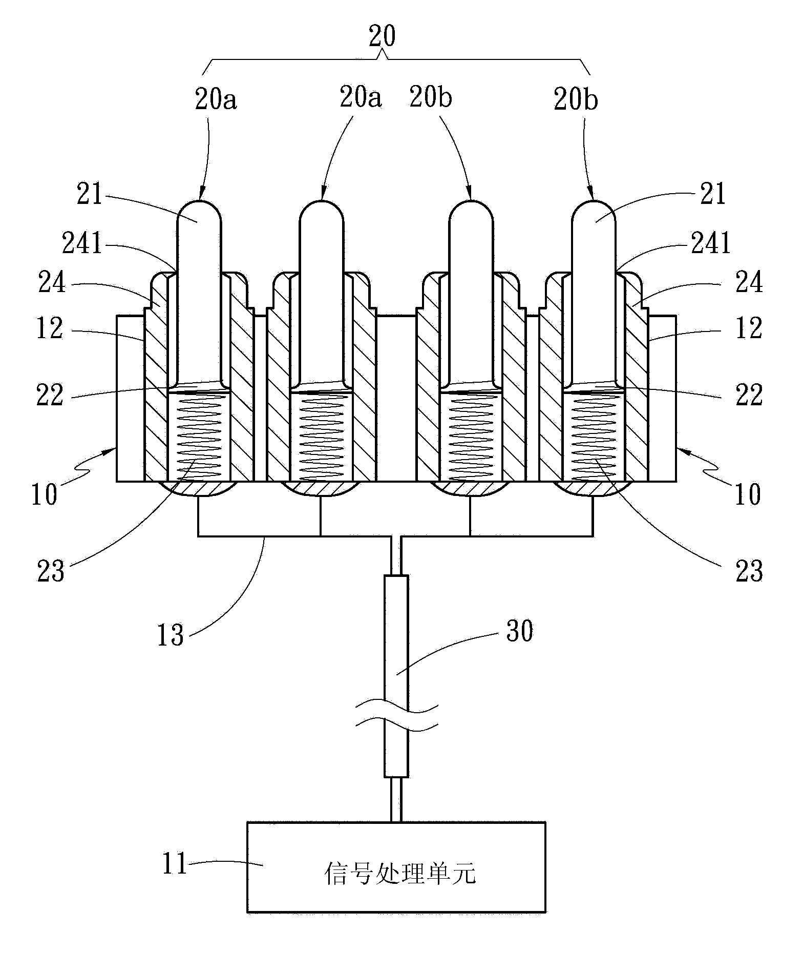 Comb electrode