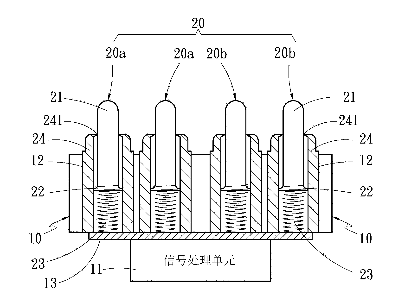 Comb electrode