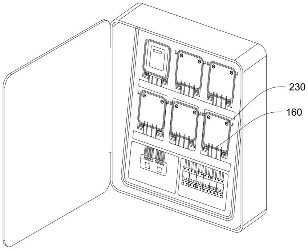 Distribution network line fault metering device based on voltage characteristics