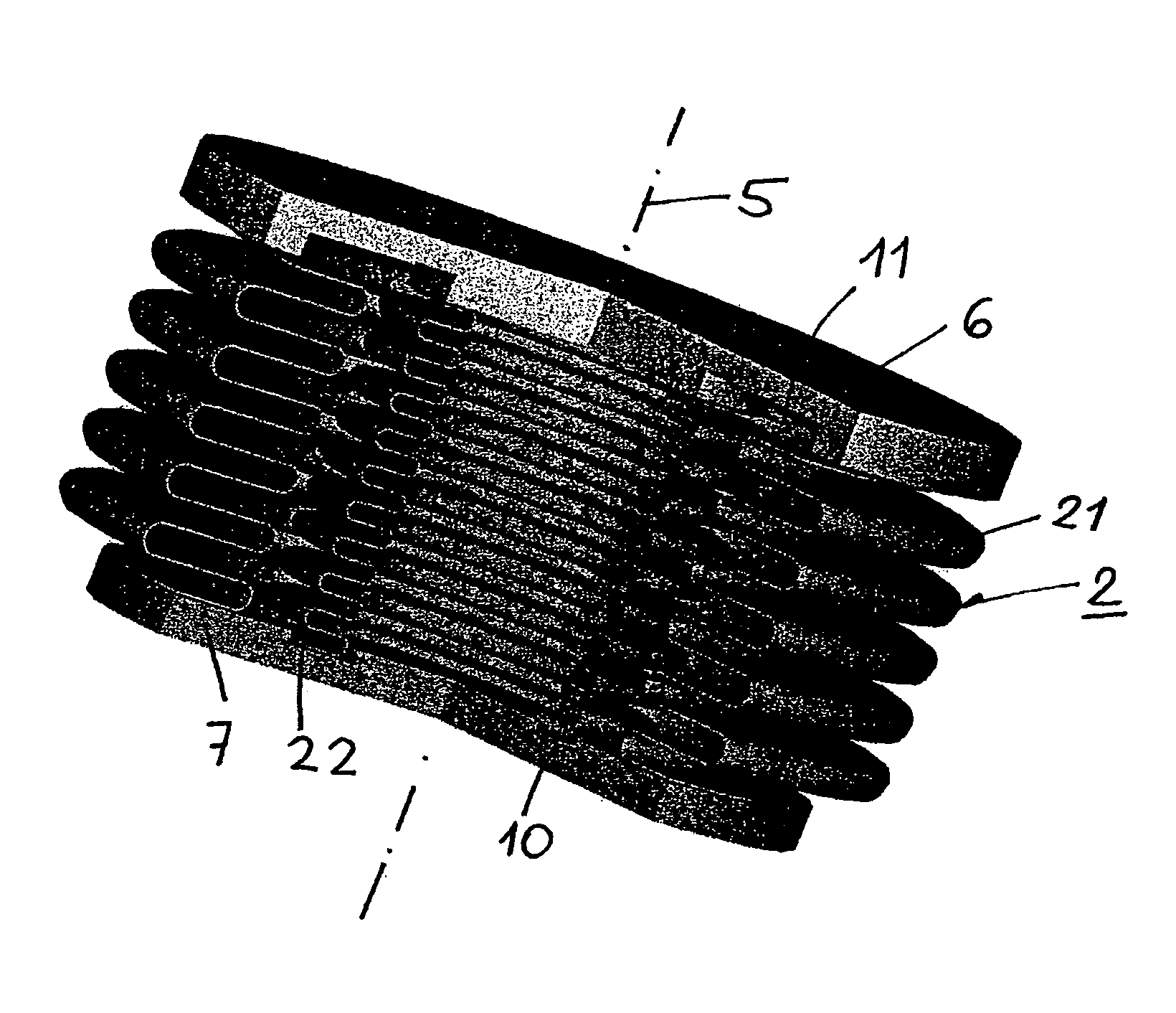 Intervertebral disk prosthesis or artificial vertebra