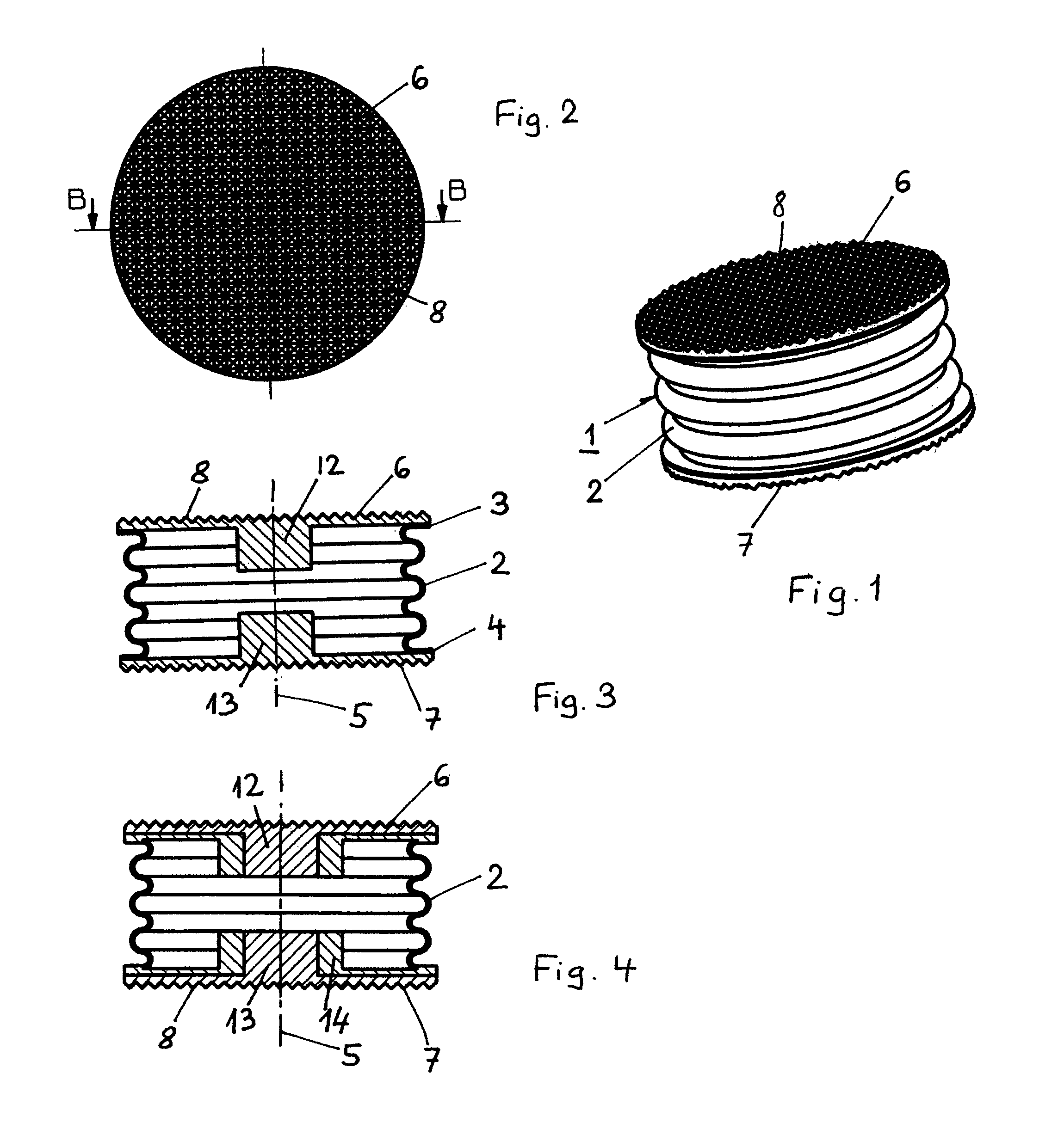 Intervertebral disk prosthesis or artificial vertebra