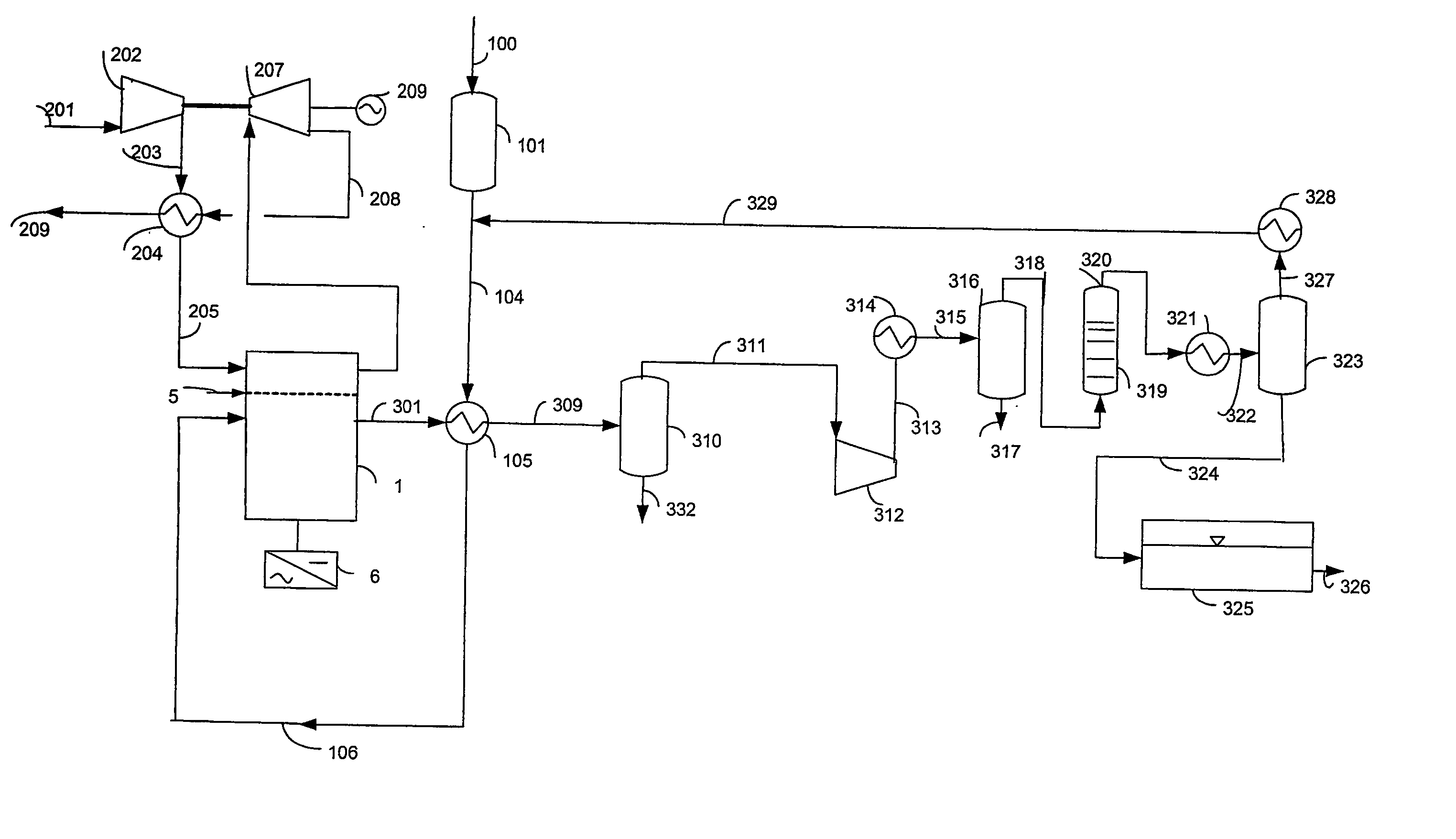 Method for exhaust gas treatment in a solid oxide fuel cell power plant