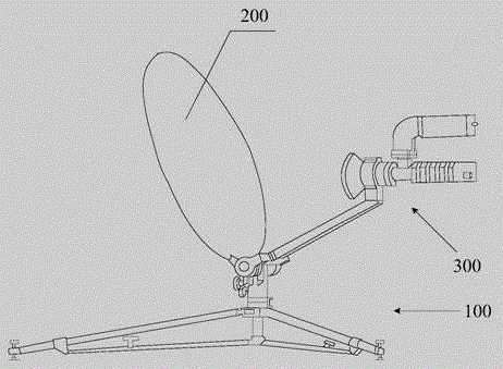 Portable satellite antenna