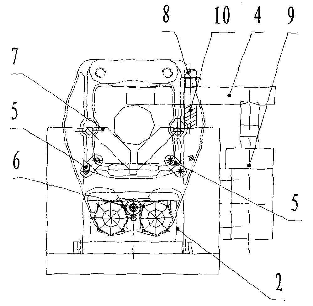 Fixture for machining knuckle backing pin hole