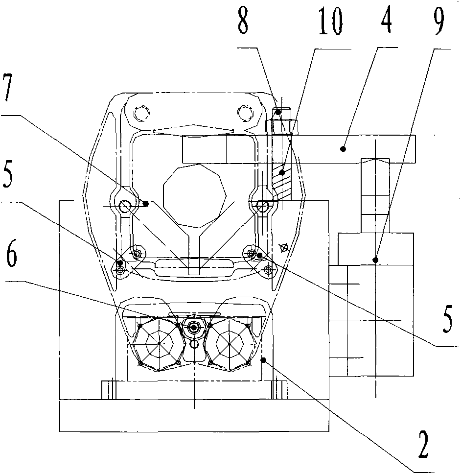 Fixture for machining knuckle backing pin hole