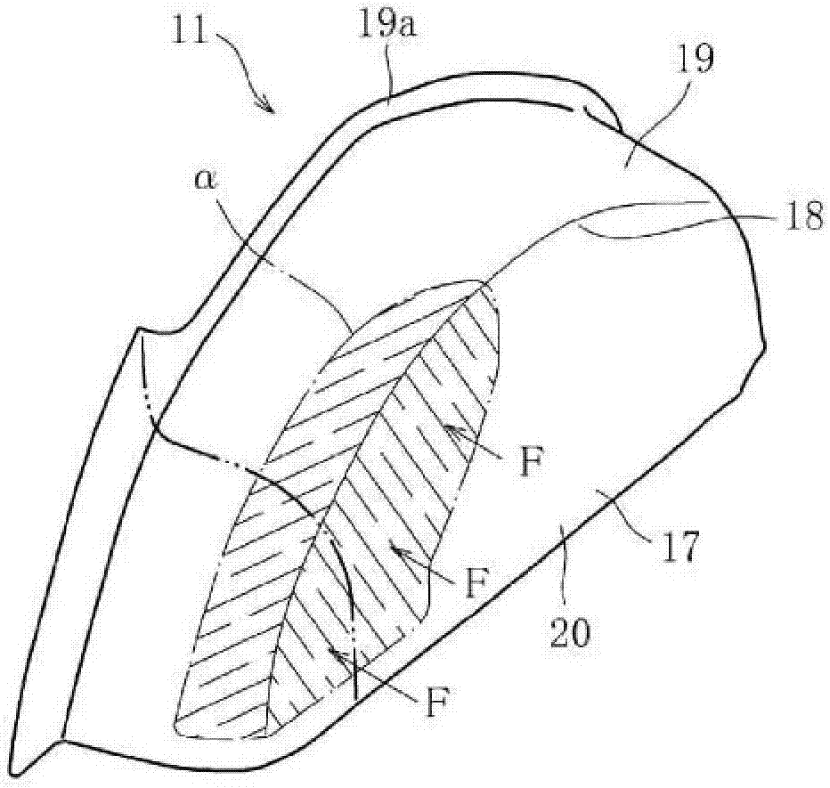 Internal structure of wheel housing