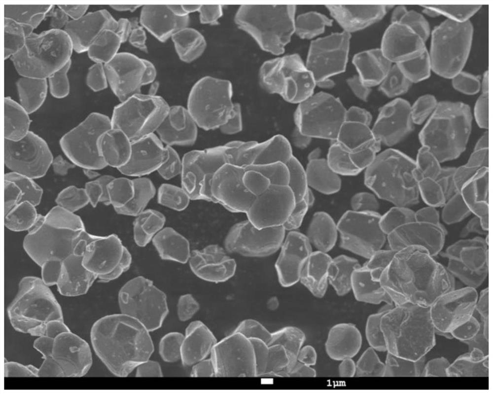 Monocrystal ternary positive electrode material and preparation method thereof