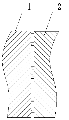 Gap sealing structure and bearing